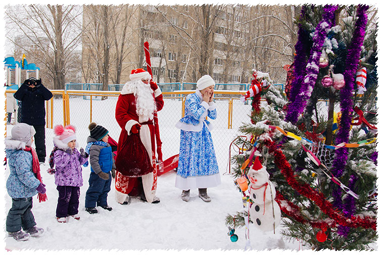 Дед Мороз и Снегурочка в Ульяновске